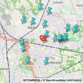 Mappa Viale Lombardia, 20821 Meda MB, Italia (1.084)