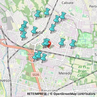 Mappa Via Piave, 20821 Meda MB, Italia (0.93)