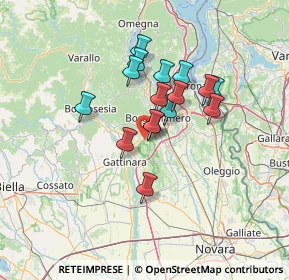 Mappa Via delle Betulle, 28060 Cureggio NO, Italia (10.2)