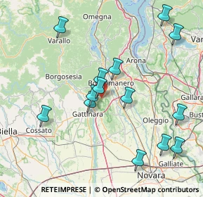 Mappa Via delle Betulle, 28060 Cureggio NO, Italia (16.40357)