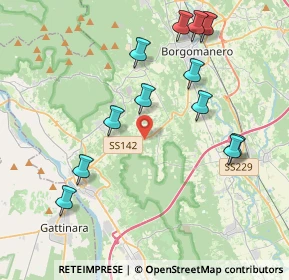 Mappa Via delle Betulle, 28060 Cureggio NO, Italia (4.22083)