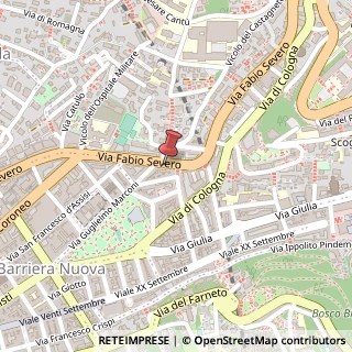 Mappa Via Fabio Severo, 63, 34133 Trieste, Trieste (Friuli-Venezia Giulia)