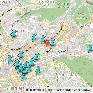 Mappa Via Luigi Galvani, 34133 Trieste TS, Italia (0.7115)
