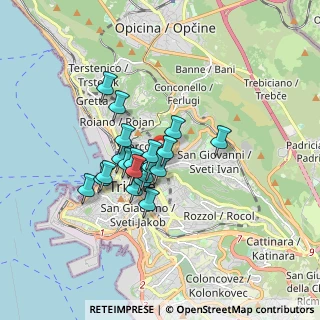 Mappa Via Luigi Galvani, 34133 Trieste TS, Italia (1.22)