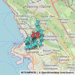 Mappa Via Luigi Galvani, 34133 Trieste TS, Italia (1.032)