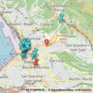 Mappa Via Luigi Galvani, 34133 Trieste TS, Italia (1.065)
