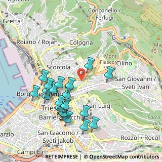 Mappa Via Luigi Galvani, 34133 Trieste TS, Italia (0.997)