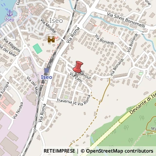 Mappa Via Giuseppe Zatti,  7, 25049 Iseo, Brescia (Lombardia)