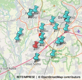 Mappa Via Fabio Filzi, 24044 Dalmine BG, Italia (3.801)