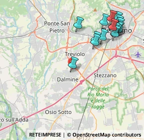 Mappa Via Fabio Filzi, 24044 Dalmine BG, Italia (4.98765)