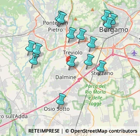 Mappa Via Fabio Filzi, 24044 Dalmine BG, Italia (3.896)