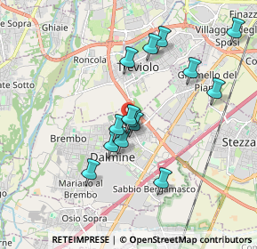 Mappa Via Fabio Filzi, 24044 Dalmine BG, Italia (1.625)