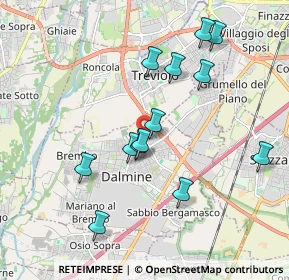 Mappa Via Fabio Filzi, 24044 Dalmine BG, Italia (1.8)