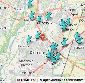 Mappa Via Fabio Filzi, 24044 Dalmine BG, Italia (2.0175)