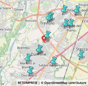 Mappa Via Fabio Filzi, 24044 Dalmine BG, Italia (2.20154)