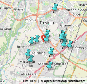 Mappa Via Fabio Filzi, 24044 Dalmine BG, Italia (1.61786)