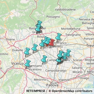 Mappa Via Genova, 35015 Galliera Veneta PD, Italia (11.8645)