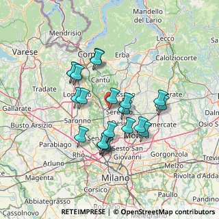 Mappa Via Consorziale dei Boschi, 20821 Meda MB, Italia (11.872)