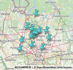 Mappa Via Consorziale dei Boschi, 20821 Meda MB, Italia (9.25286)