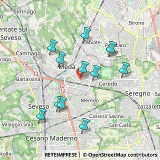 Mappa Via Consorziale dei Boschi, 20821 Meda MB, Italia (1.89)
