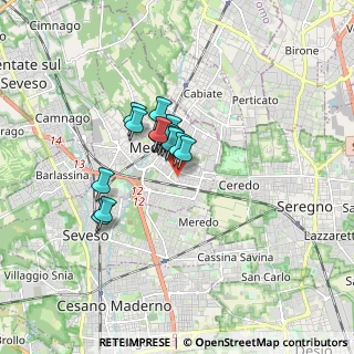 Mappa Via Consorziale dei Boschi, 20821 Meda MB, Italia (1.04333)
