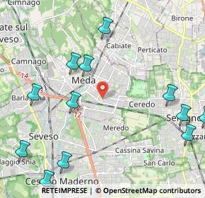 Mappa Via Consorziale dei Boschi, 20821 Meda MB, Italia (2.90308)
