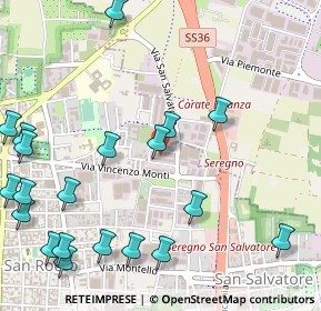 Mappa Via Lisbona, 20831 Seregno MB, Italia (0.711)