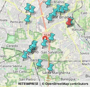 Mappa Via Lisbona, 20831 Seregno MB, Italia (2.117)