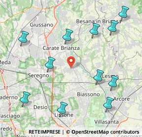 Mappa 20847 Albiate MB, Italia (4.98909)