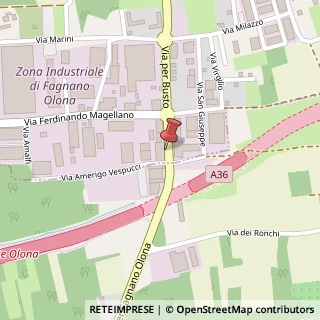 Mappa Via per Busto, 96, 21054 Fagnano Olona, Varese (Lombardia)