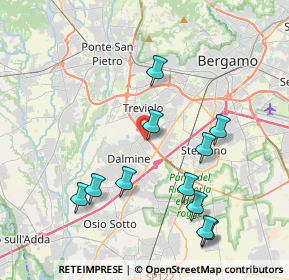 Mappa Via Stella Alpina, 24044 Dalmine BG, Italia (4.13636)