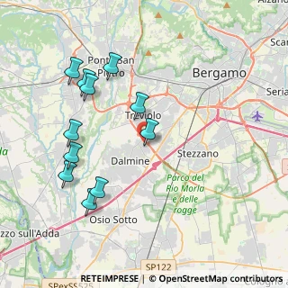Mappa Via Stella Alpina, 24044 Dalmine BG, Italia (4.14364)