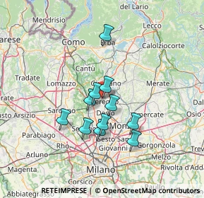 Mappa Via de Marchi, 20831 Seregno MB, Italia (10.68182)