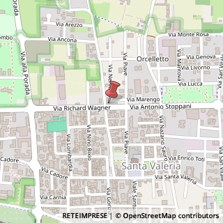 Mappa Via Riccardo Wagner, 26, 20831 Arese, Milano (Lombardia)