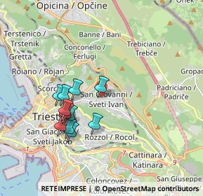 Mappa Viale Raffaello Sanzio, 34128 Trieste TS, Italia (1.61636)