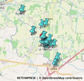 Mappa Via Antonio Calvani, 31050 Monastier di Treviso TV, Italia (1.2375)