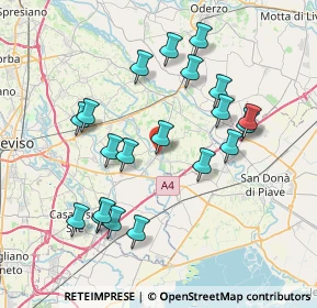 Mappa Via Antonio Calvani, 31050 Monastier di Treviso TV, Italia (7.482)