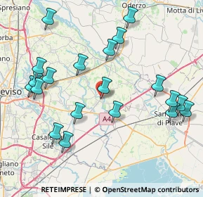 Mappa Via Antonio Calvani, 31050 Monastier di Treviso TV, Italia (8.9335)