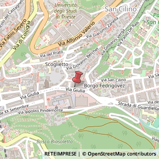 Mappa Via Giulia, 84, 34126 Trieste, Trieste (Friuli-Venezia Giulia)