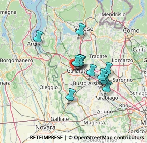 Mappa Via Eupilio, 21010 Cardano Al Campo VA, Italia (9.97615)