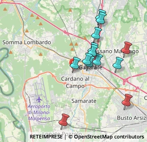 Mappa Via Eupilio, 21010 Cardano Al Campo VA, Italia (3.57077)