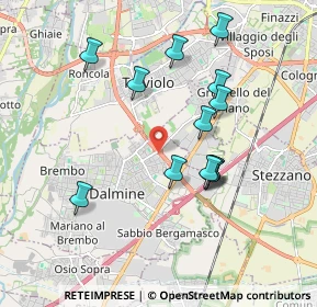 Mappa Via Lallio, 24044 Dalmine BG, Italia (1.75154)