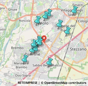 Mappa Via Lallio, 24044 Dalmine BG, Italia (1.68286)