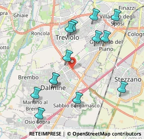 Mappa Via Lallio, 24044 Dalmine BG, Italia (2.15077)