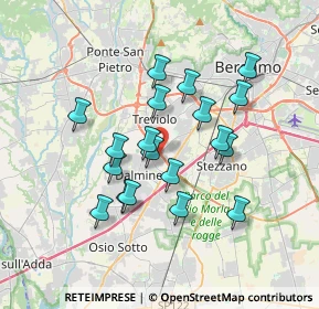 Mappa Via Lallio, 24044 Dalmine BG, Italia (3.06632)