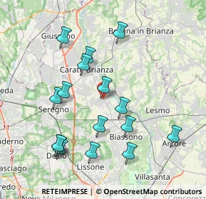 Mappa Piazza S. Fermo, 20847 Albiate MB, Italia (3.94125)