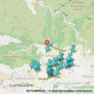 Mappa Via Pasotti Astorre, 25065 Lumezzane BS, Italia (0.572)