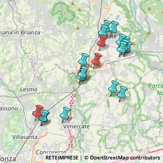 Mappa Via Piave, 20866 Carnate MB, Italia (4.20211)