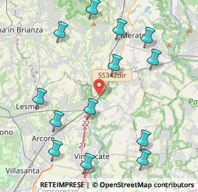 Mappa Via Piave, 20866 Carnate MB, Italia (4.87077)