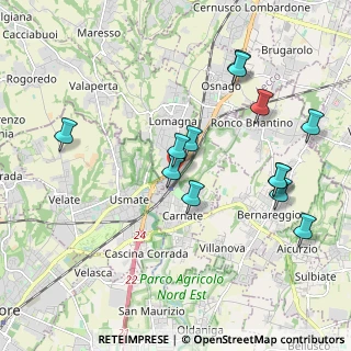 Mappa Via Piave, 20866 Carnate MB, Italia (2.04769)